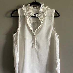 J crew white blouse tank too